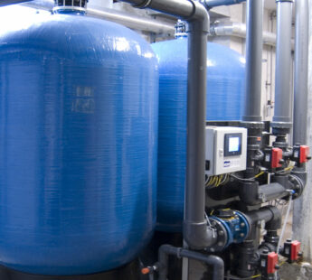 Industrial water softening with up to 80% lower water consumption