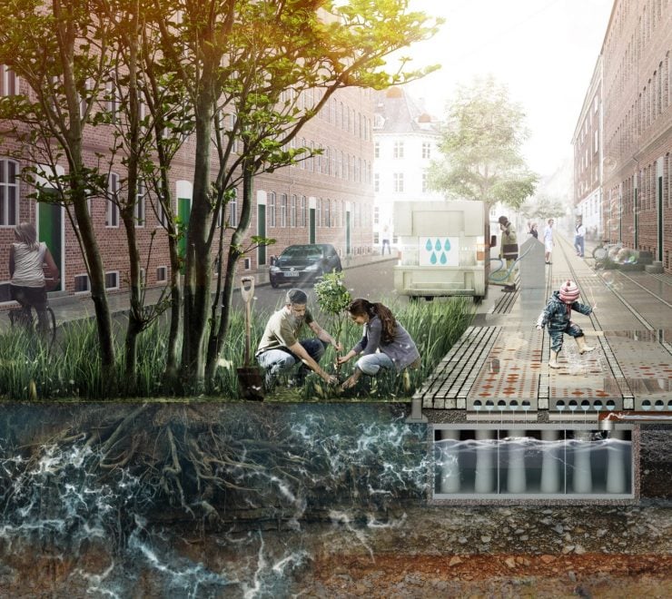 THE CLIMATE TILE – A GREEN AND SCALABLE CLIMATE ADAPTION SYSTEM FOR DENSE CITIES