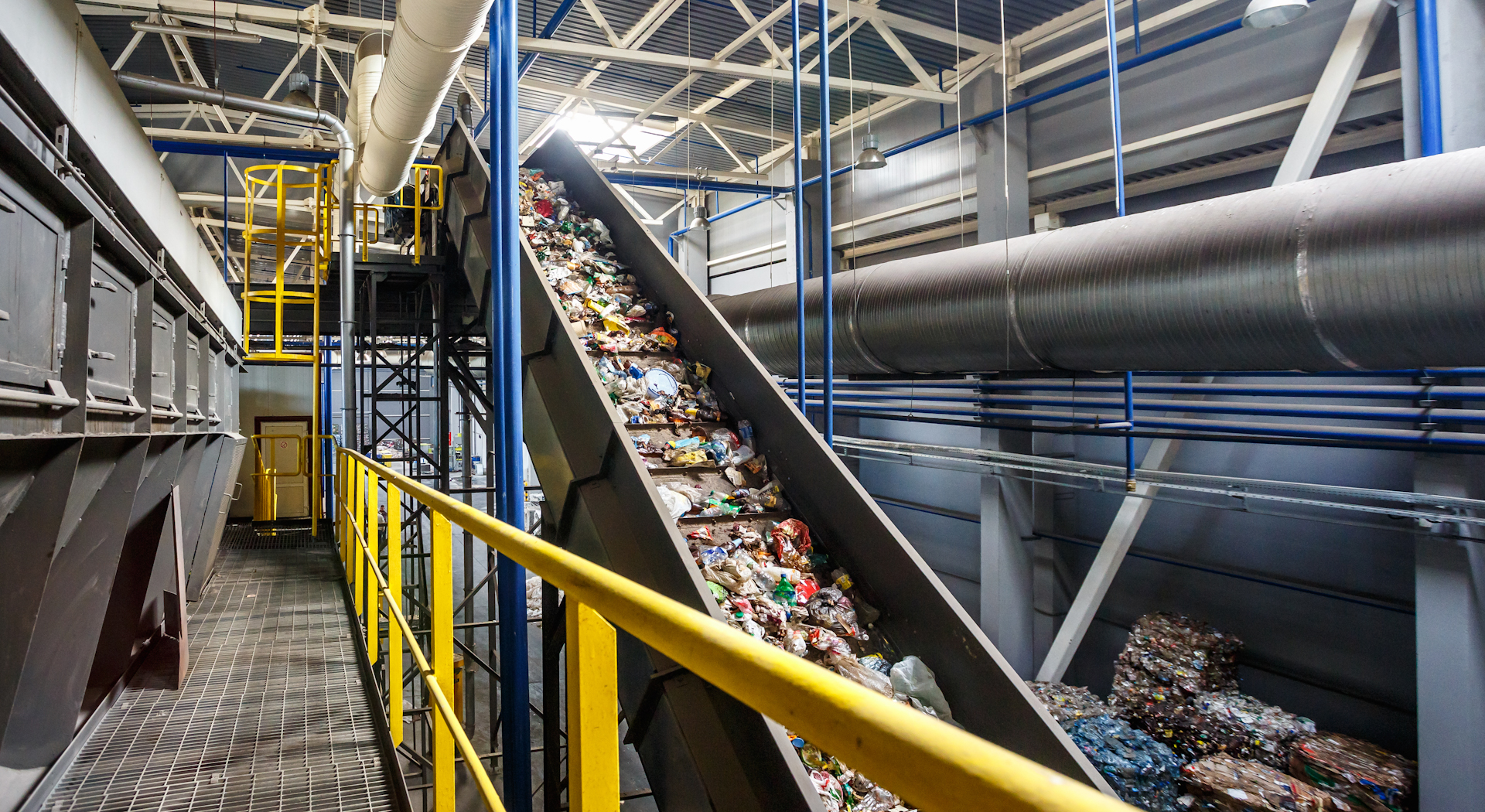 Technical solutions for waste sorting plants