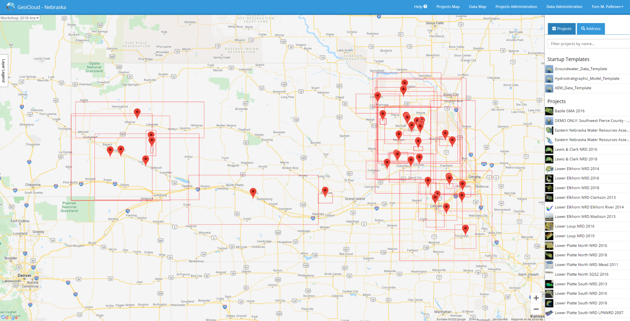 Visualising digital data to aid groundwater and management