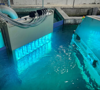 RAS trout facility utilizing UV systems in Canada