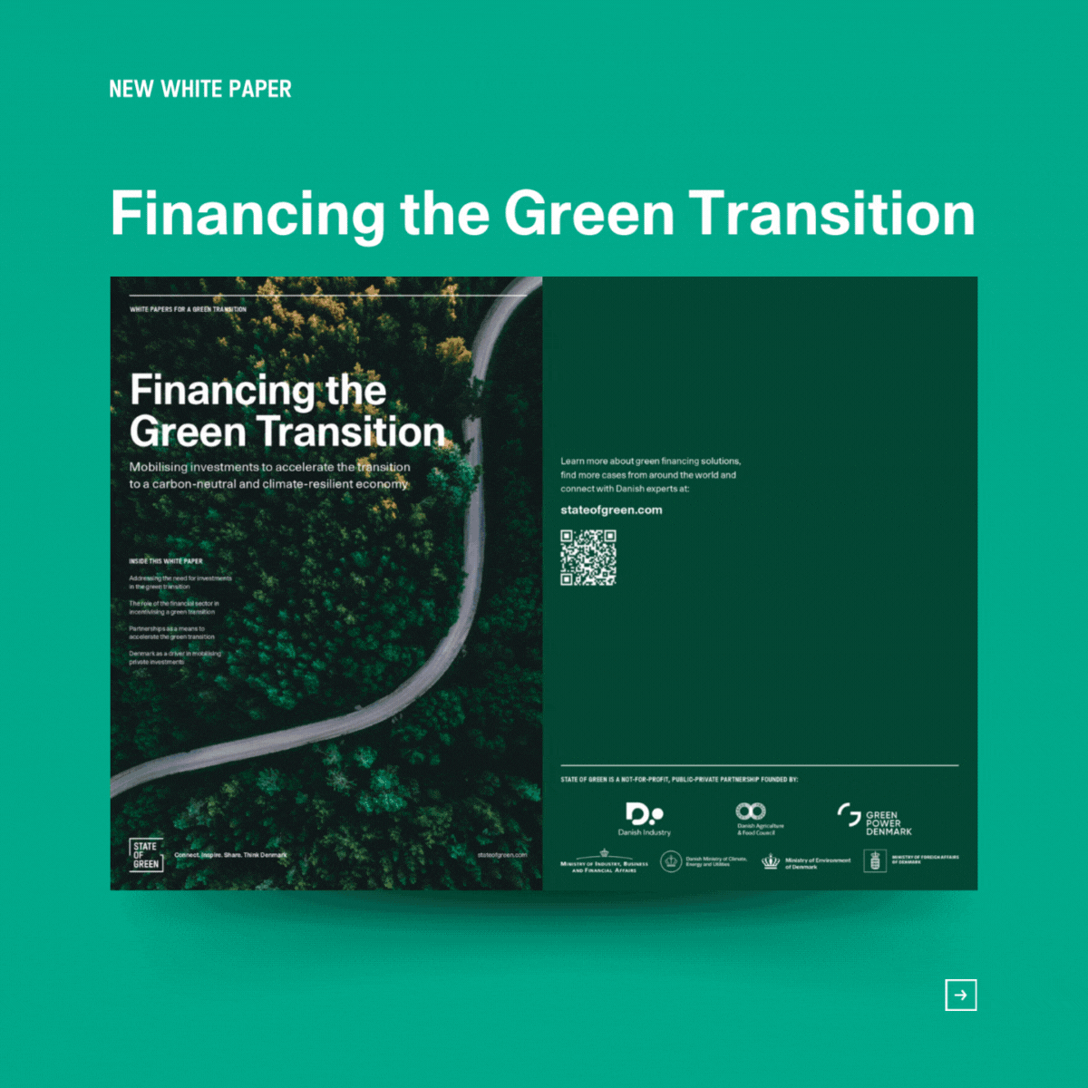 Green financing publication pages