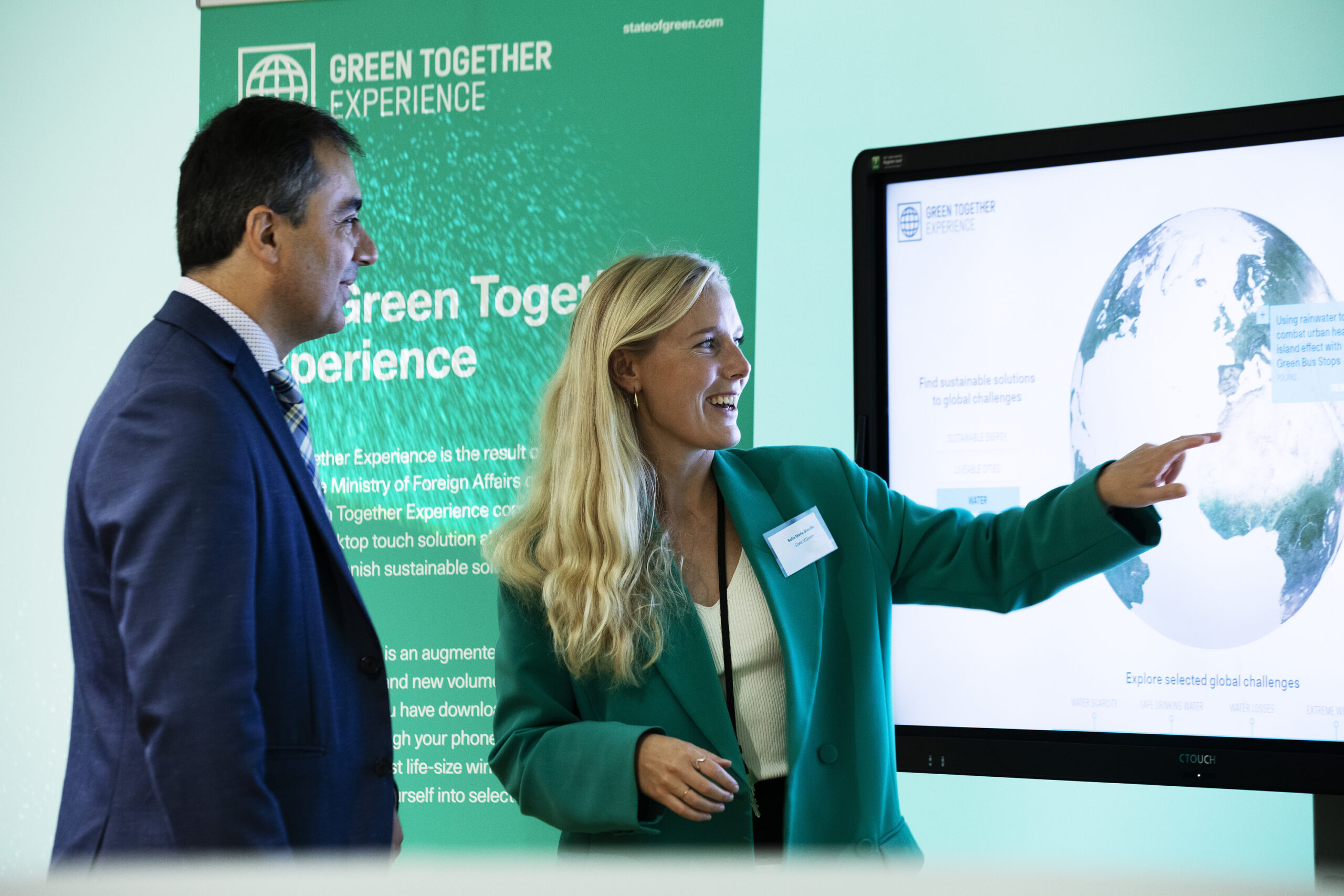 Green Together Experience at launch event in House of Green in 2023