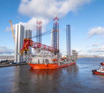 Hybrid power cuts emissions on wind farm installation vessels
