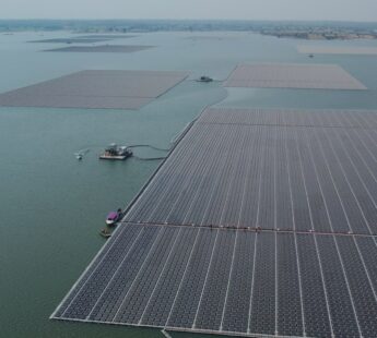 Floating solar power park in India