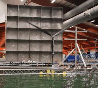 Floatlab: Testing floating offshore wind under realistic wave and wind conditions